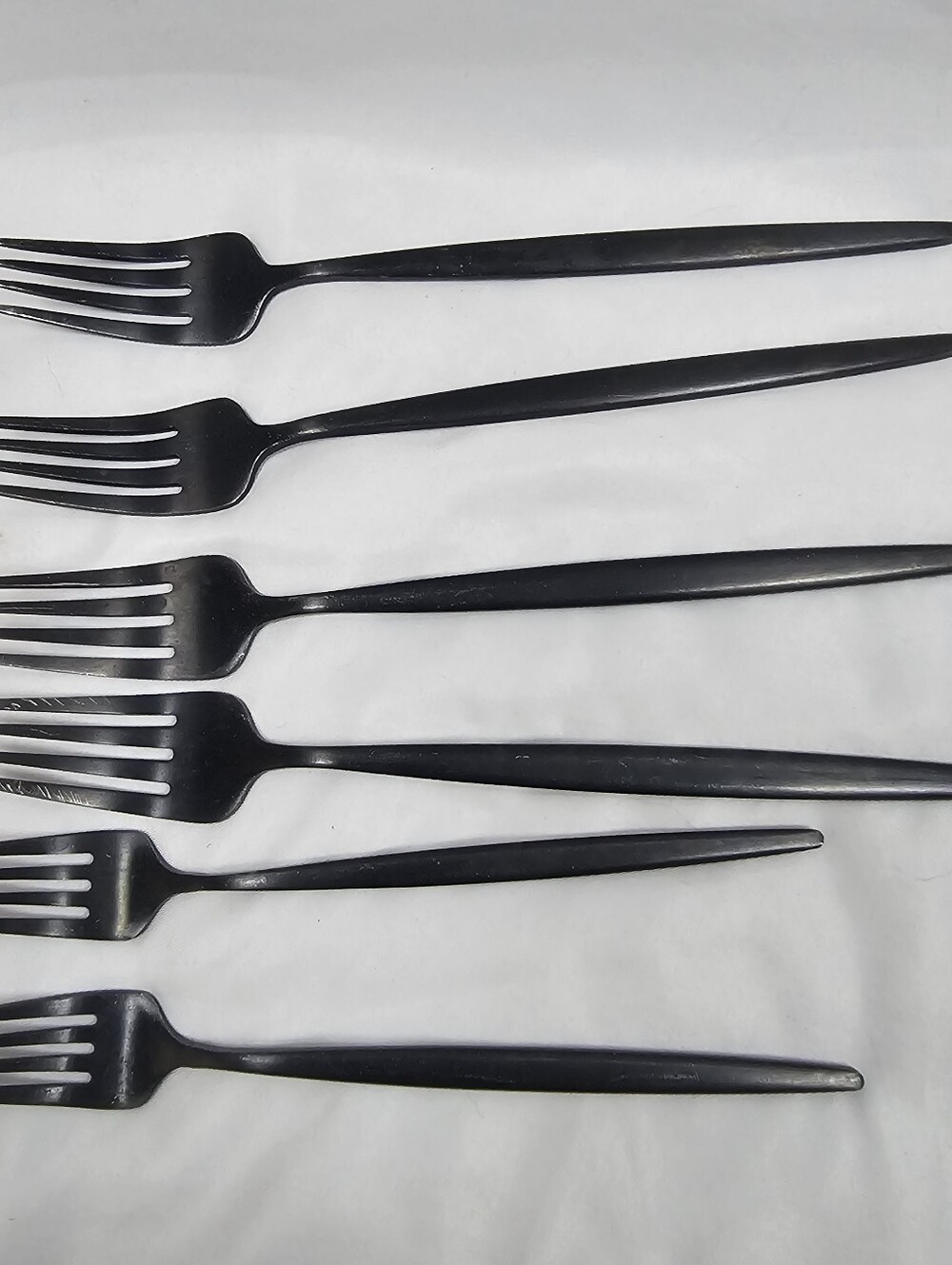 Cutipol Moon Cutlery Flatware Black Matte Forks